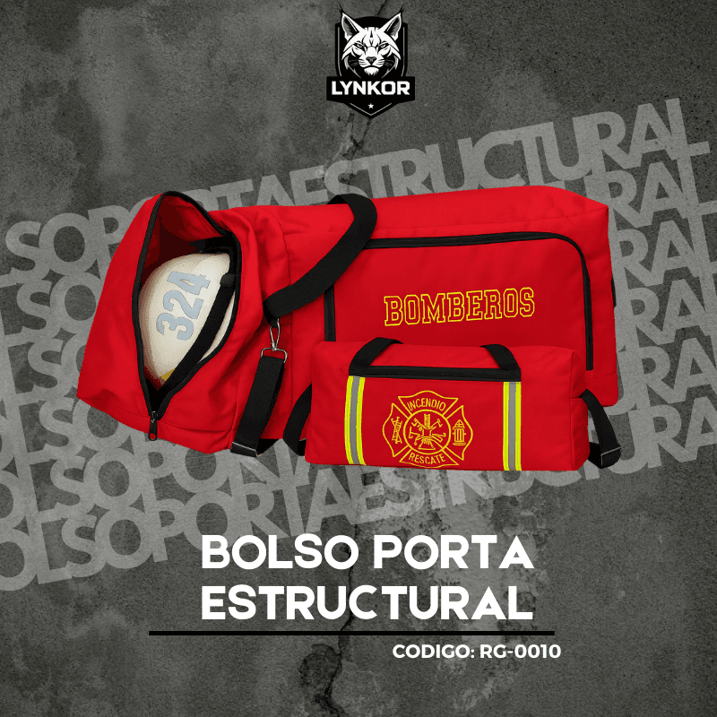 Bolso Porta Equipo Estructural Negro 75Lts