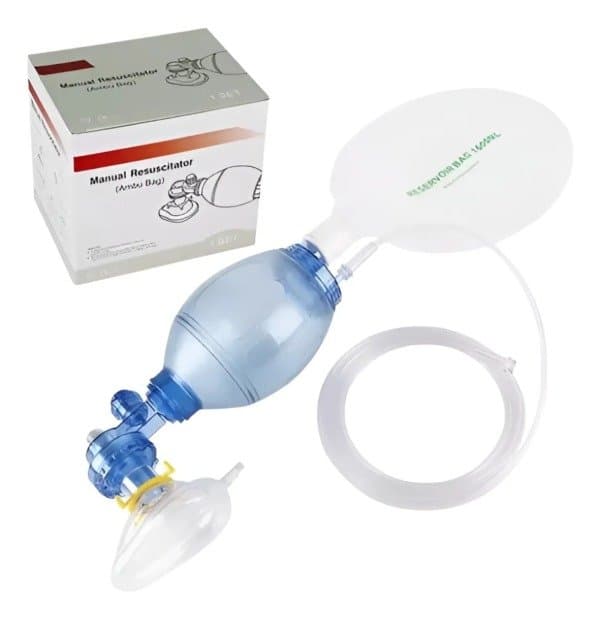Resucitador Manual Ambu BVM con Reservorio Euromix ADULTO Y PEDIATRICO
