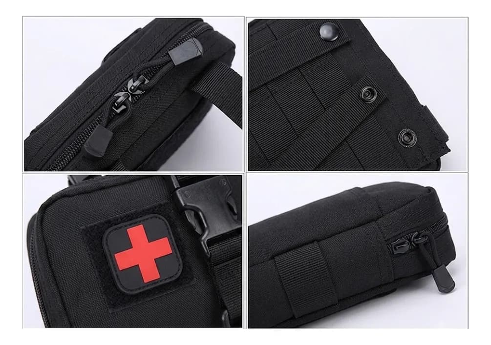Pouch botiquin con insumos Compacto kit primeros auxilios mediano thumbnail 5
