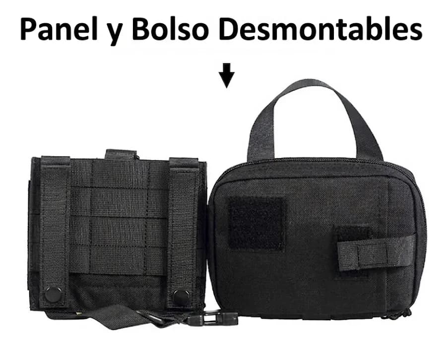 Pouch botiquin con insumos Compacto kit primeros auxilios mediano thumbnail 7