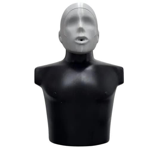 Torso Muñeco para Entrenamiento de RCP ODD Adulto Básico Negro